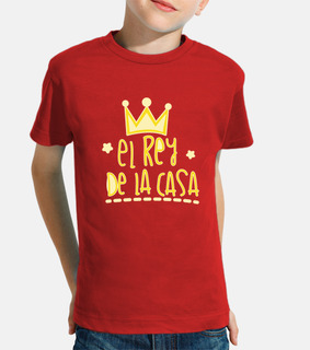 Body "El rey de la casa" bebé, azul cielo