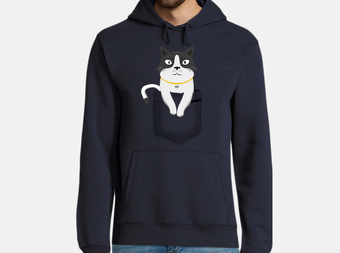 Sudadera bolsillo gato laTostadora