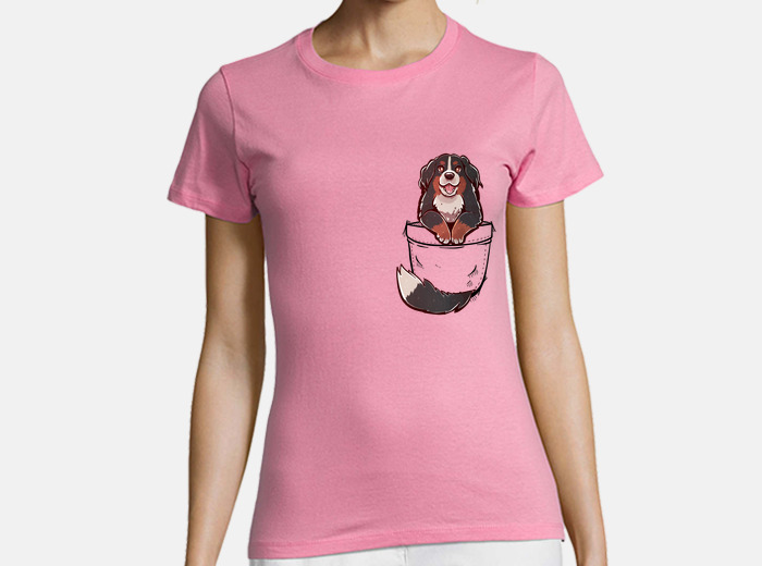 Camiseta bolsillo lindo perro de monta a laTostadora