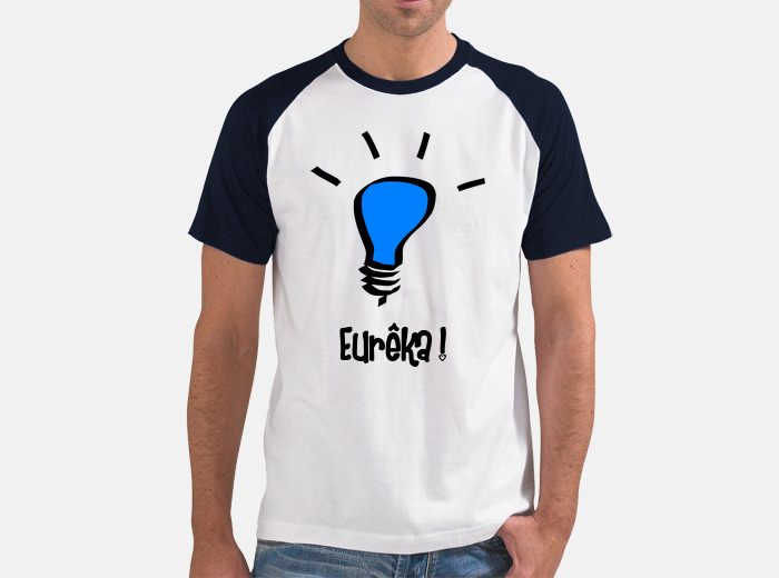 convertible bosque tortura Camiseta bombilla azul eureka | laTostadora