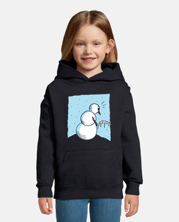 bonhomme de neige fait pipi , humoristique,