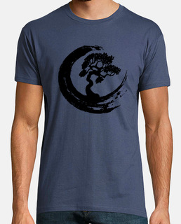 Bonsai Tree Yin Yang Enso Circle  Buddhist Zen Calligraphy Buddhism Tree of Life