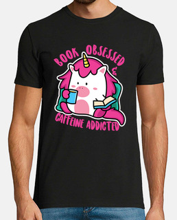 Book obsessed Caffeine Addicted Unicorn