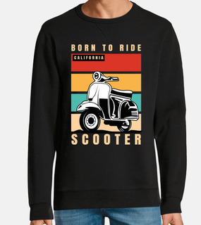 Born To Ride Retro Scooter California