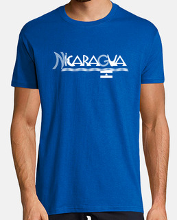 bouclier de texte t-shirt nicaragua
