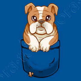 Tee Shirt Enfant Bouledogue Anglais Mignon Tostadora