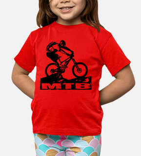 boy, short sleeve, red, bicycle