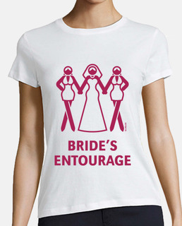 bride s entourage - hen party - magenta