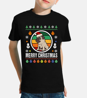 brutto maglione di natale pug natale pu