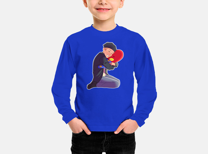 Bts bt21 v tata taehyung kids t shirt tostadora