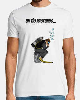 Buceador un tío profundo
