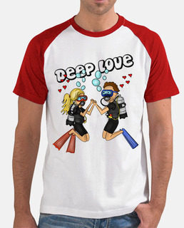 Buceadores. Deep love. Camiseta