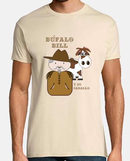 Camisetas de hombre de Búfalo Bill