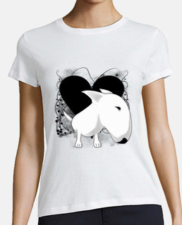 bull terrier de coeur vintage