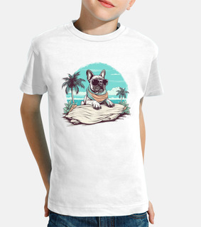 bulldog francese con occhiali da sole a
