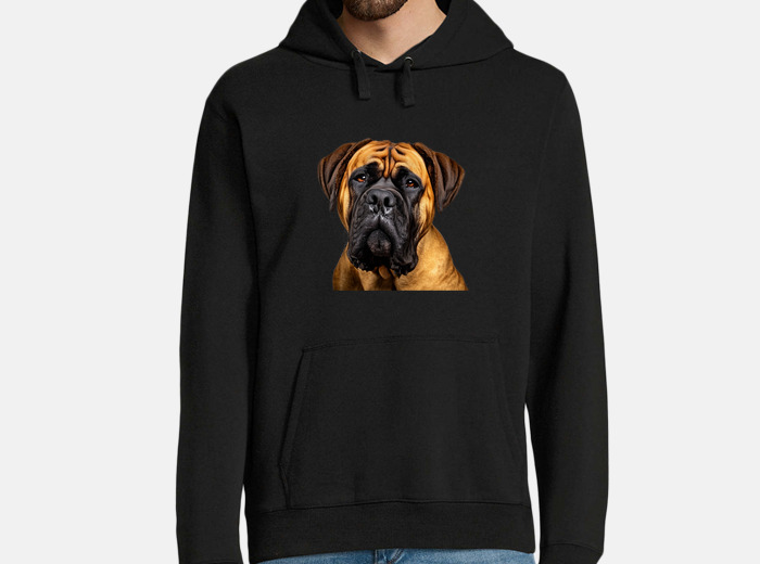 Bullmastiff dog face shirt realistic hoodie tostadora