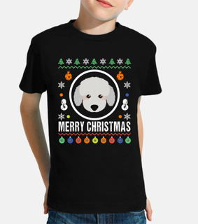buon natale barboncino brutto maglione