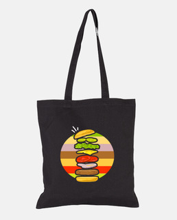 Burger Retro Fast Food Grill BBQ Food