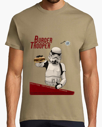 Burger trooper t-shirt