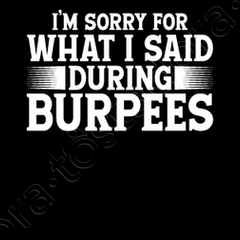 Burpee workout outfit idea t-shirt | tostadora