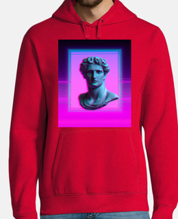 busto vaporwave busto greco vaporwave