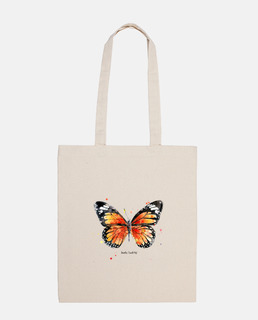 butterfly canvas bag