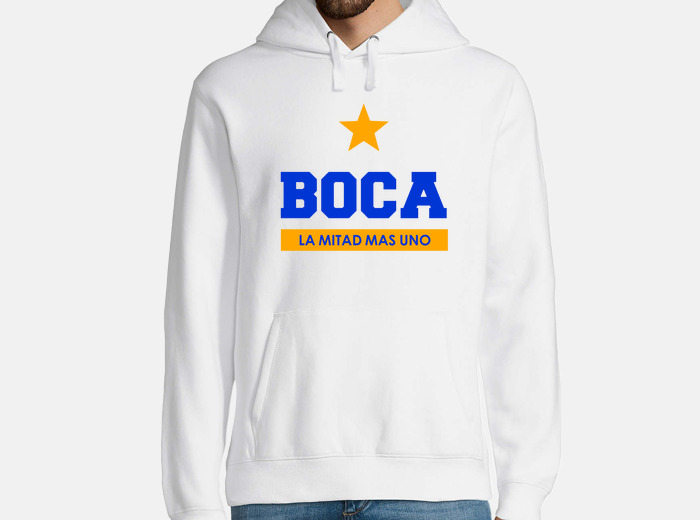 Sudadera buzo boca juniors la mitad mas uno laTostadora