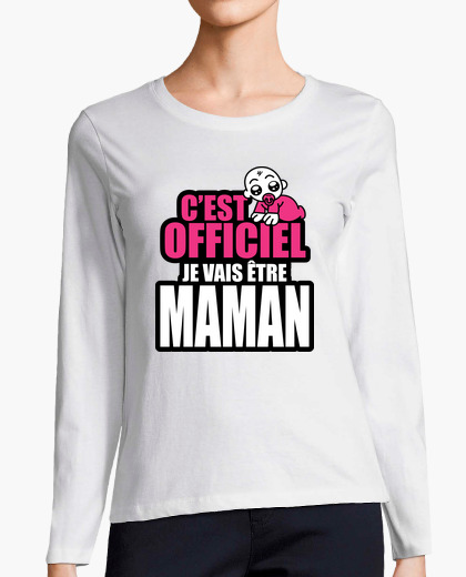 Tee shirt je vais etre maman Clearance