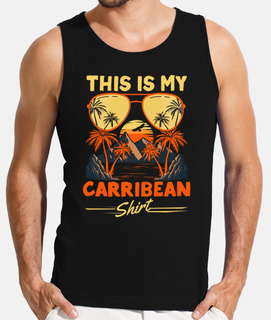 c39est ma chemise des Caraïbes tropical