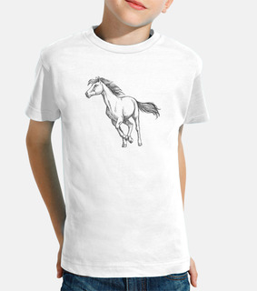caballo dibujo camiseta montar