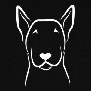 Playeras Cabeza blanca bull terrier