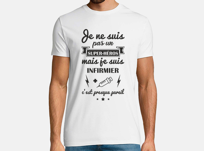 Tee shirt infirmière humour hot sale