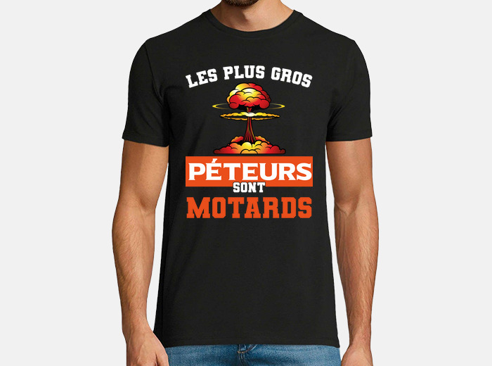 Tee Shirt Cadeau Marrant Prout Moto Motard Tostadora