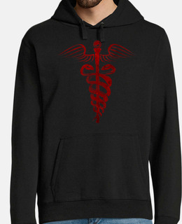 caduceus symbol - blood edition
