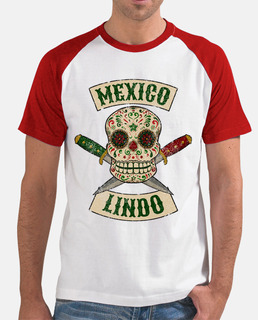 Calavera mexicana con puñales México Lindo