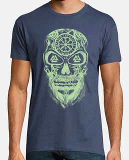 Calavera Vikingos Verde