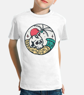 calavera y playa