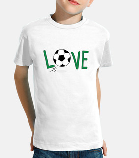 calcio, t-shirt bambino e ragazza