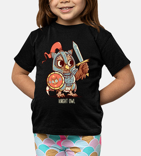 camicia da guerriero per animali gufo cavaliere - camicia per bambini