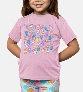 camicia gatti colorati bambini