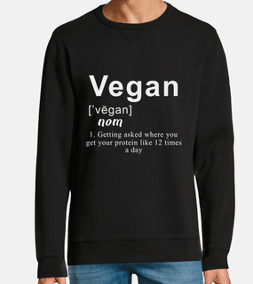 camicia vegana divertente definizione v