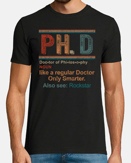 camisa de definición de doctorado doctor en filosofía regalo de grado regalo de graduación fiesta de