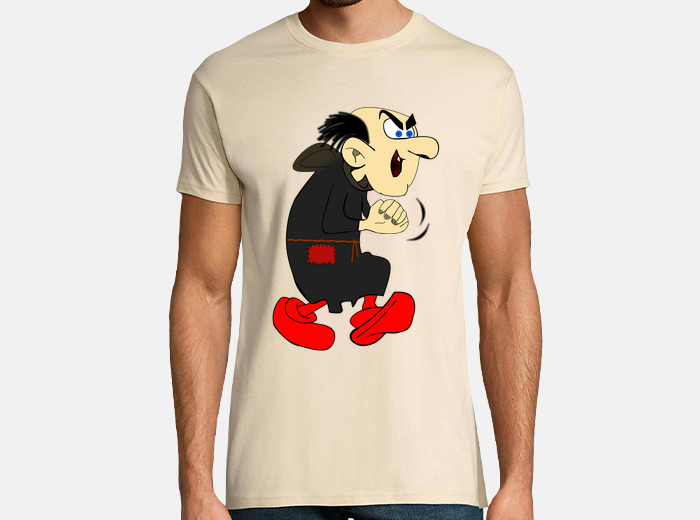 Camiseta hombre dibujo animado serie pitufo laTostadora