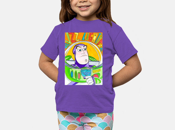 Camiseta ninos infantil buzz lightyear m. laTostadora