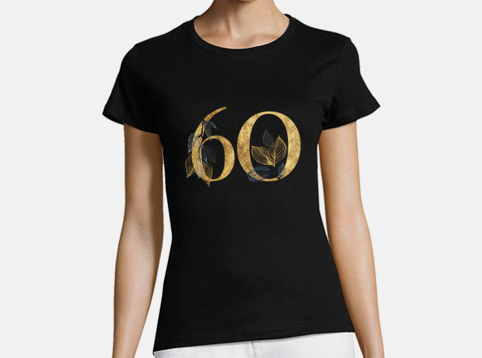 Camiseta 60 años mujer outlet