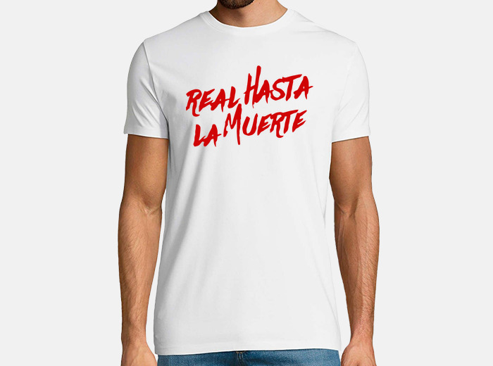 Camiseta blanca letras rojas online