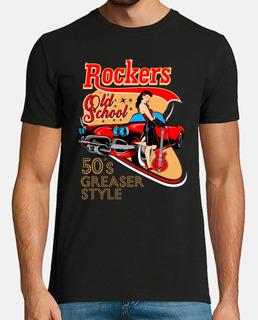 Camiseta 1950s Pinup Rockabilly Rocker