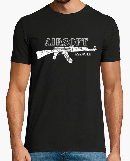 Camiseta Airsoft AK Asalto diseño blanco