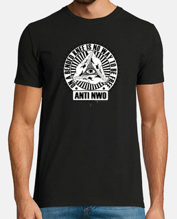 Camiseta Anti NWO (New World Order) Negra