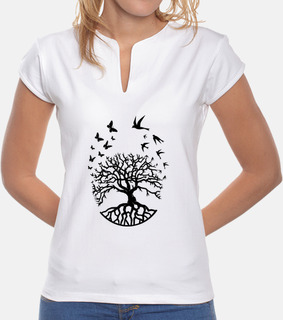 camiseta árbol vida mujer mao sabiduría armonía fc